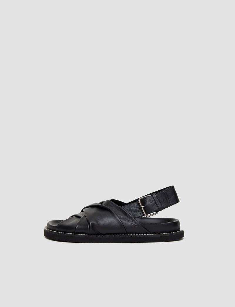 Leather Jazzy Strap Sandals 1