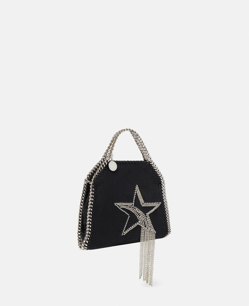 Stella McCartney Falabella Crystal Star Embroidery Tiny Tote Bag outlook