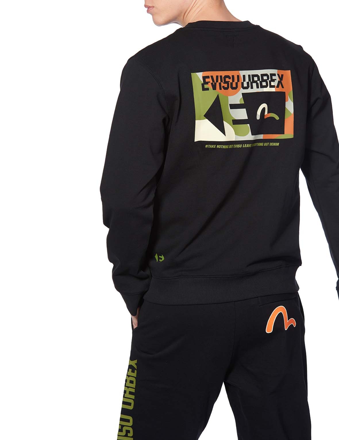 CAMOUFLAGE SEAGULL PRINTED SWEATSHIRT - 4