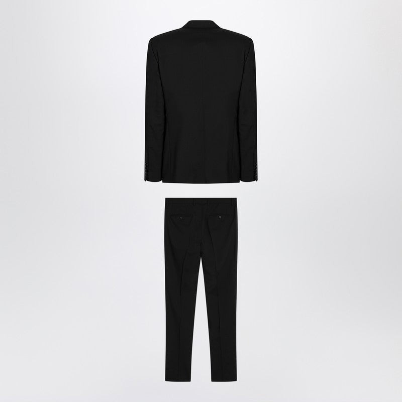 Dolce&Gabbana Black Single-Breasted Virgin Wool Suit Men - 2
