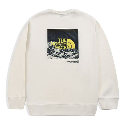 The North Face THE NORTH FACE Regrind Crew SS22 Logo Sweater 'White' NF0A5K1D-N3N outlook