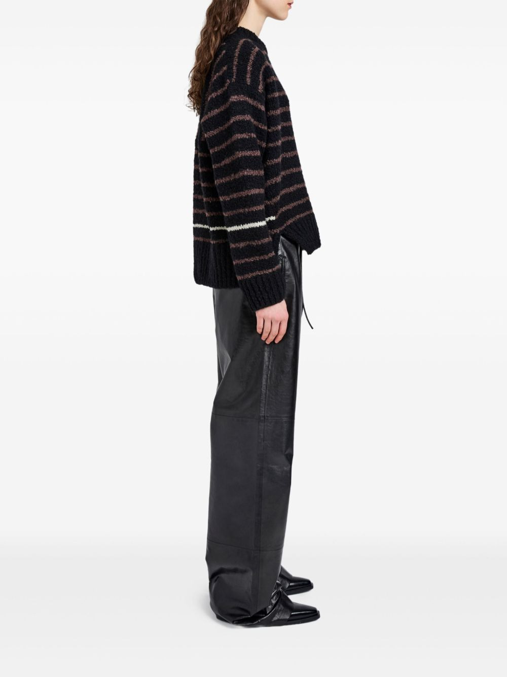 Leonie striped wool sweater - 3