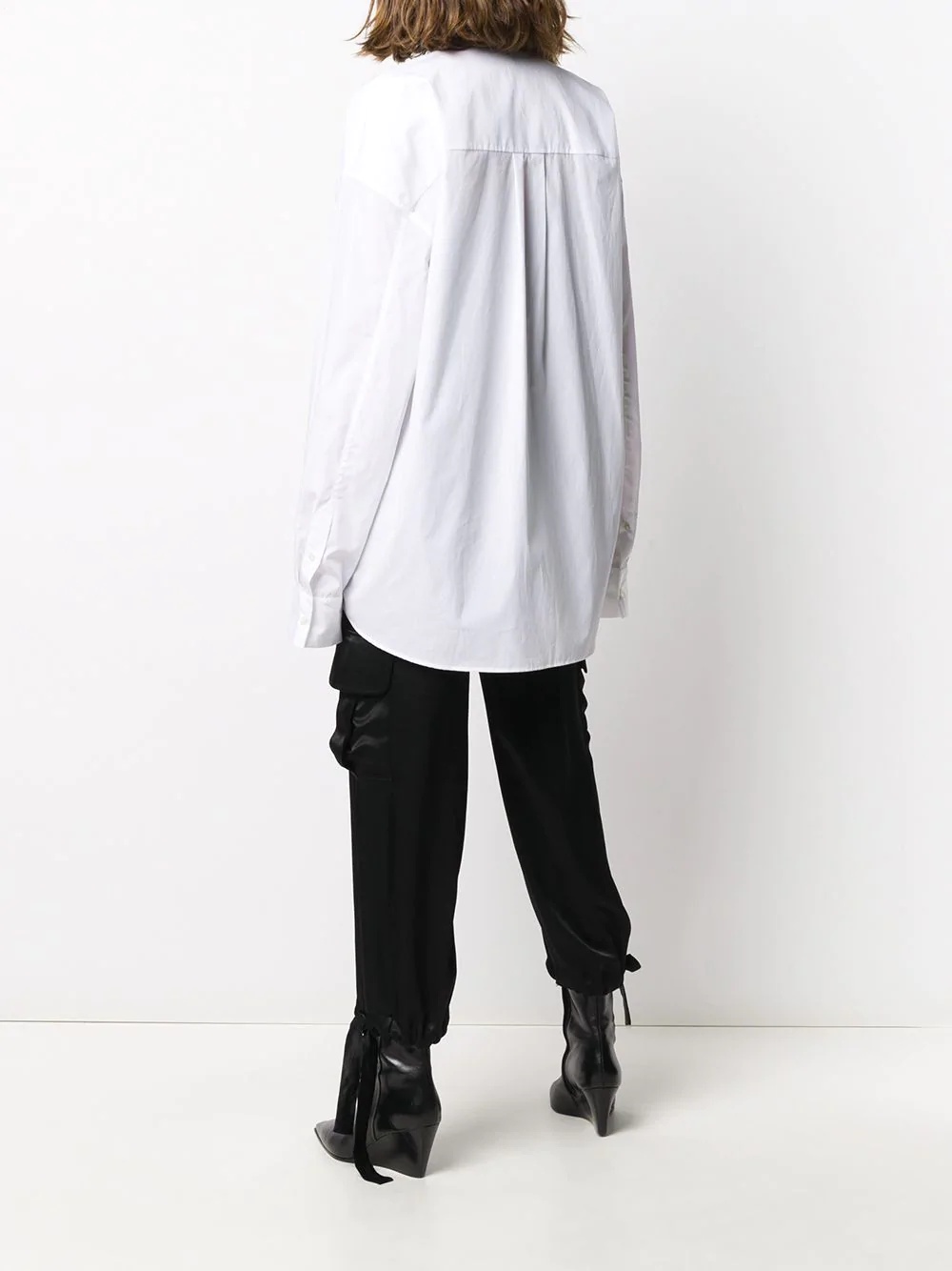 plain oversized shirt  - 4