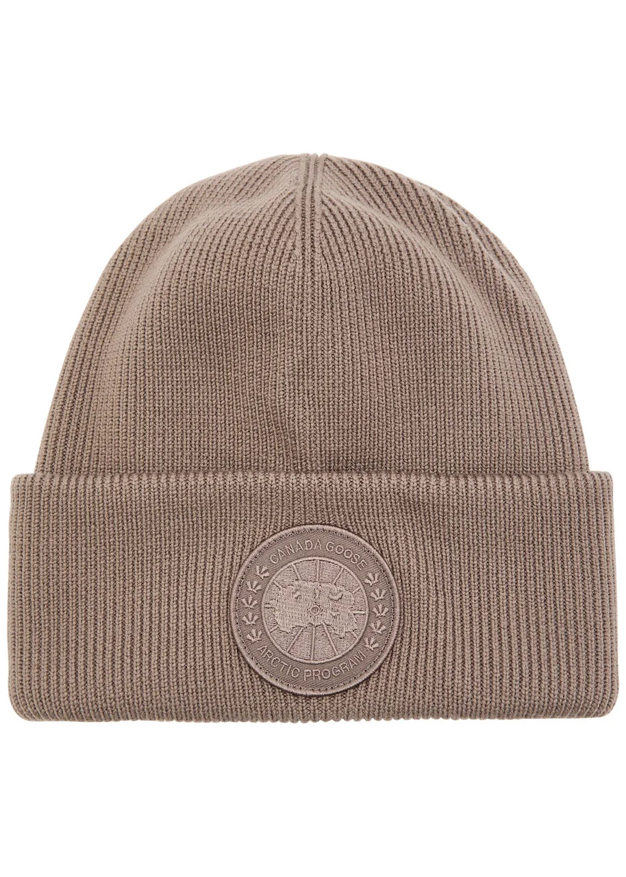 Canada Goose Arctic Ribbed Wool Beanie - 1