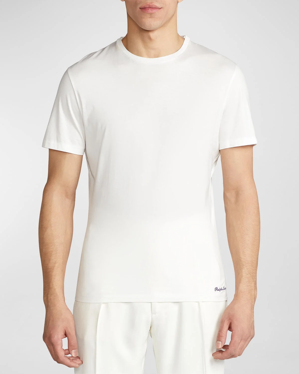 Men's Lisle Crewneck T-Shirt - 1