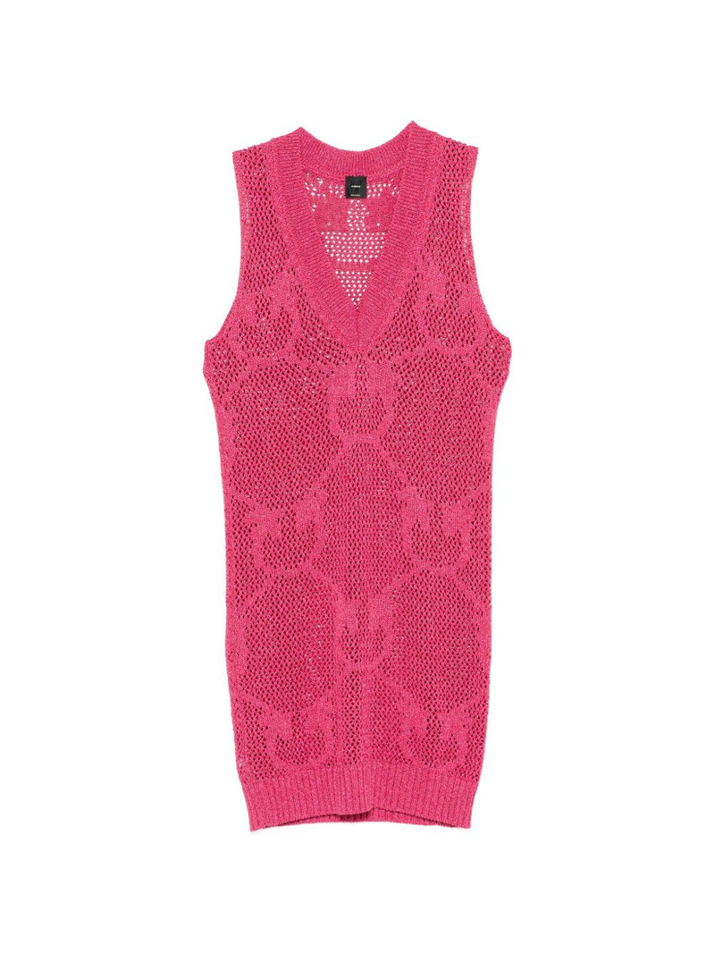 V-neck mini dress 1