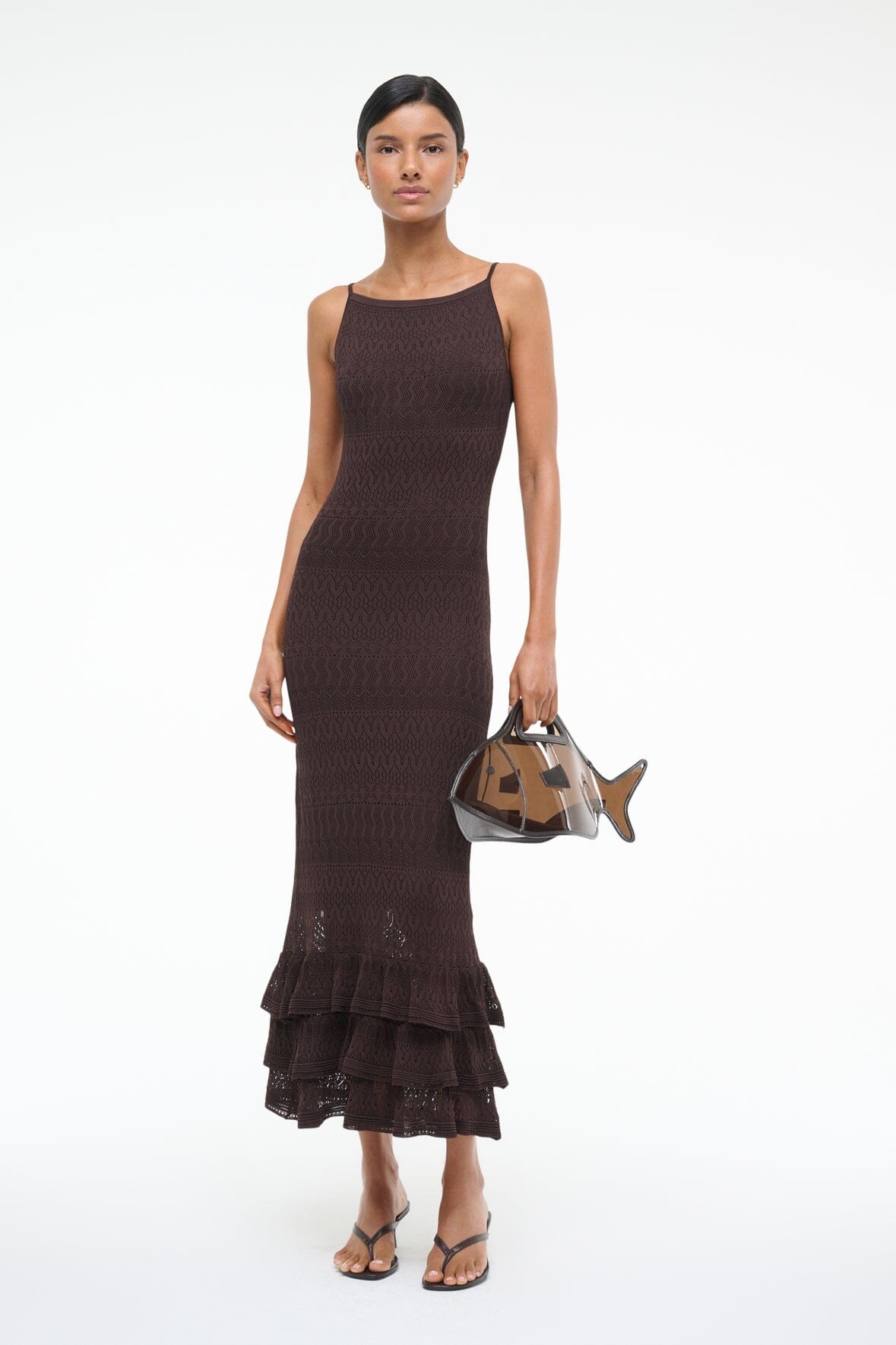 STAUD BLISS DRESS EARTH - 5