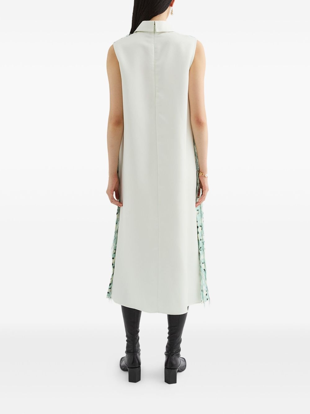 fringe-detailing midi dress - 4