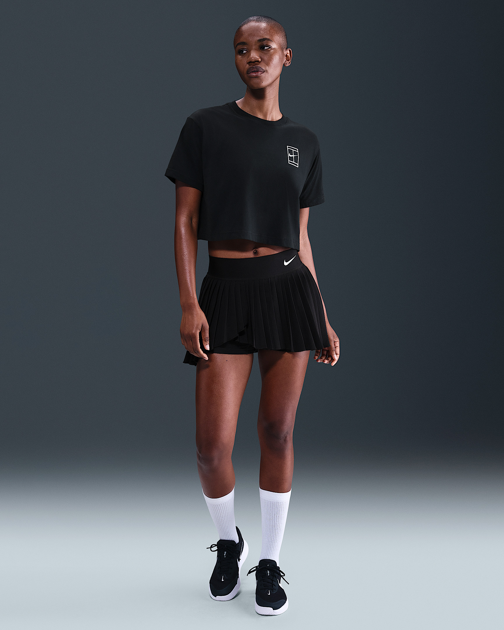 Nike Slam Women's Dri-FIT Short-Sleeve Cropped Tennis T-Shirt - 4