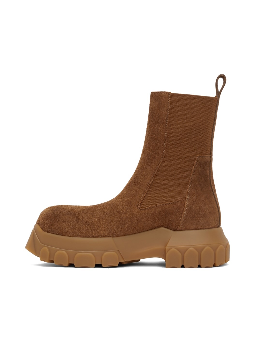 Orange Suede Beetle Bozo Tractor Boots - 3