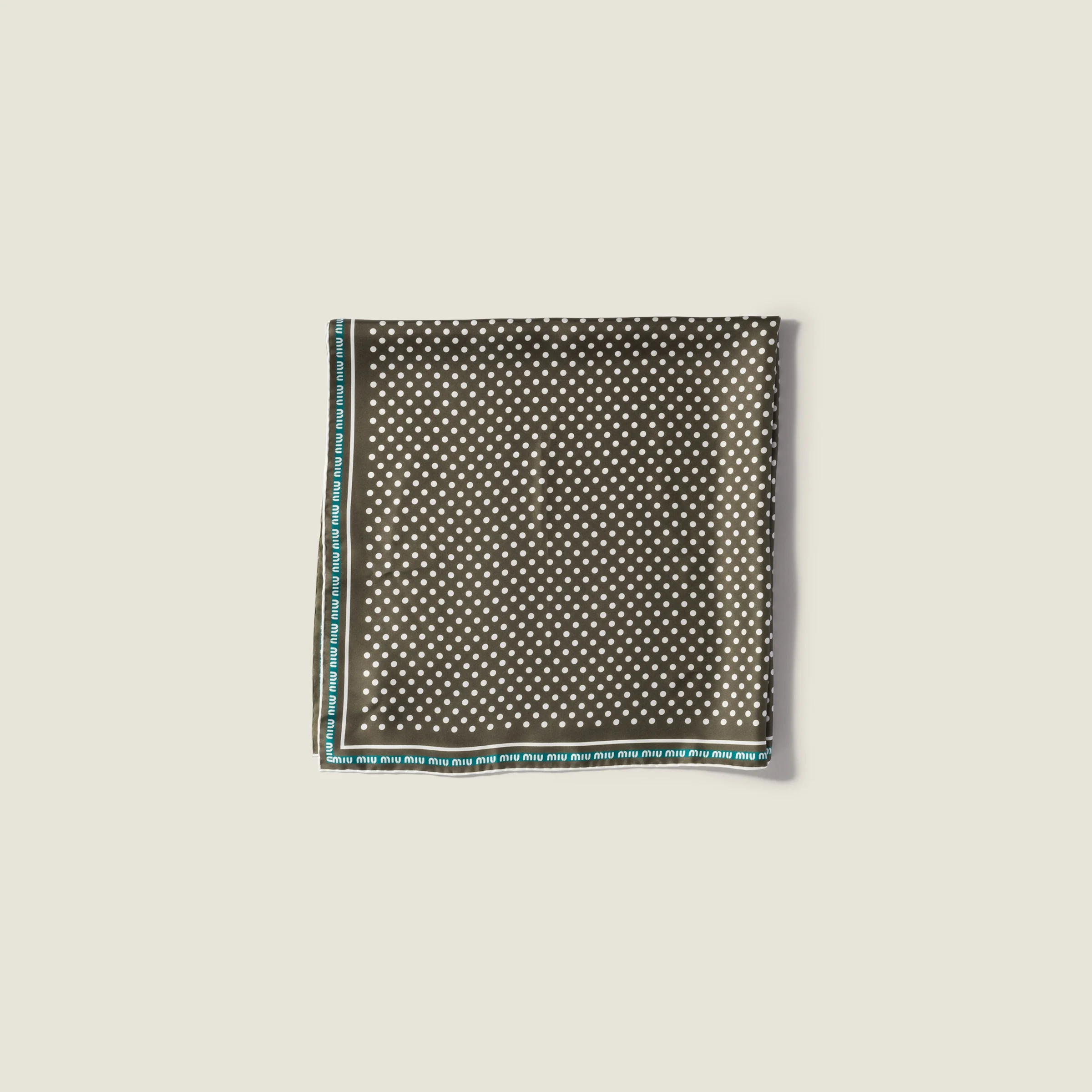 Printed silk scarf - 1