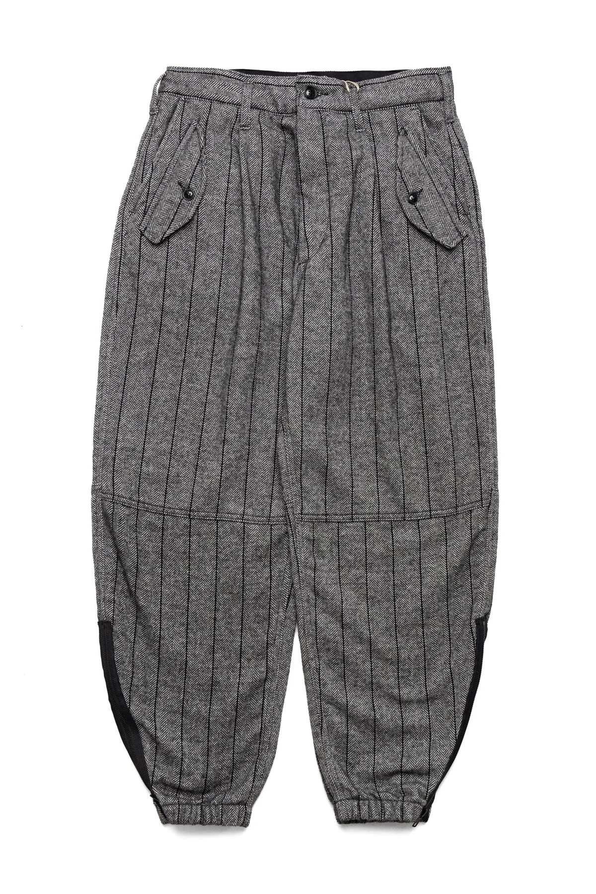 IAC Pant Wool Striped HB - Dk. Grey - 1