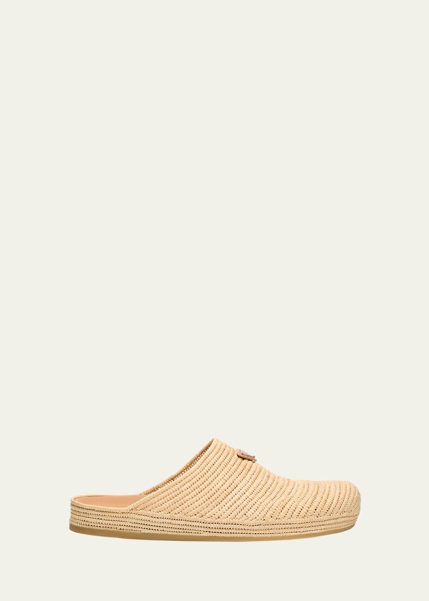 Men's Crochet Raffia Mules - 1
