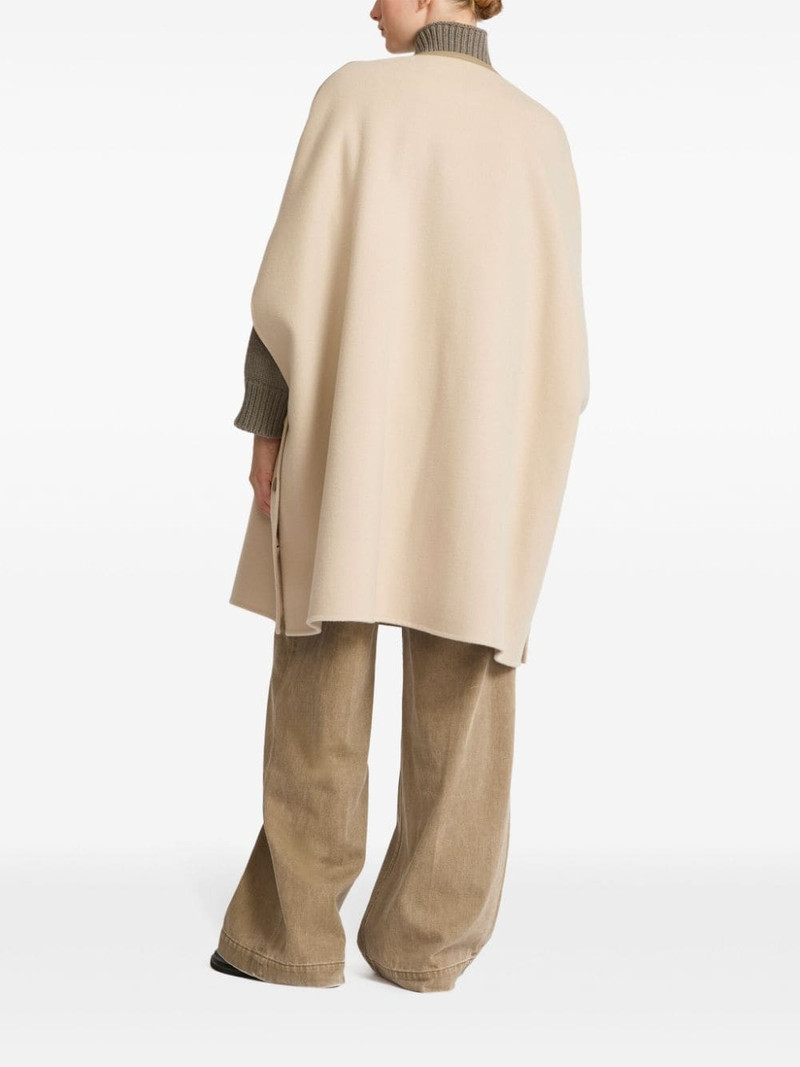 double-layer cashmere-blend cape 3