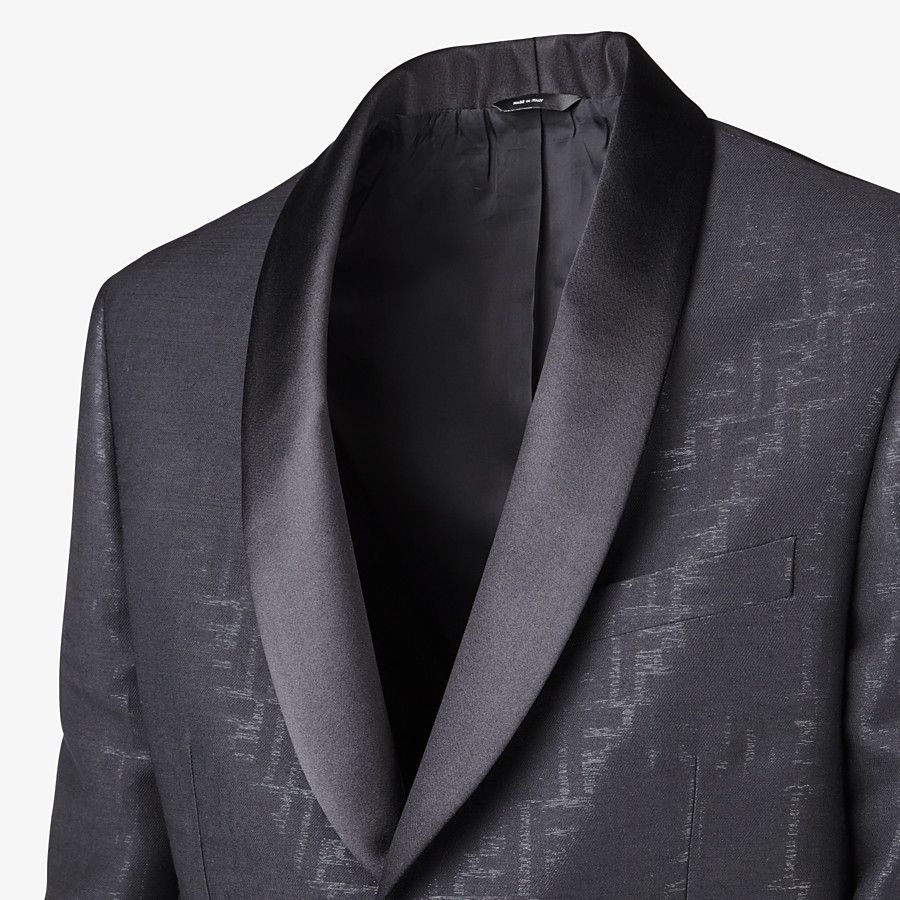 Black wool suit - 2