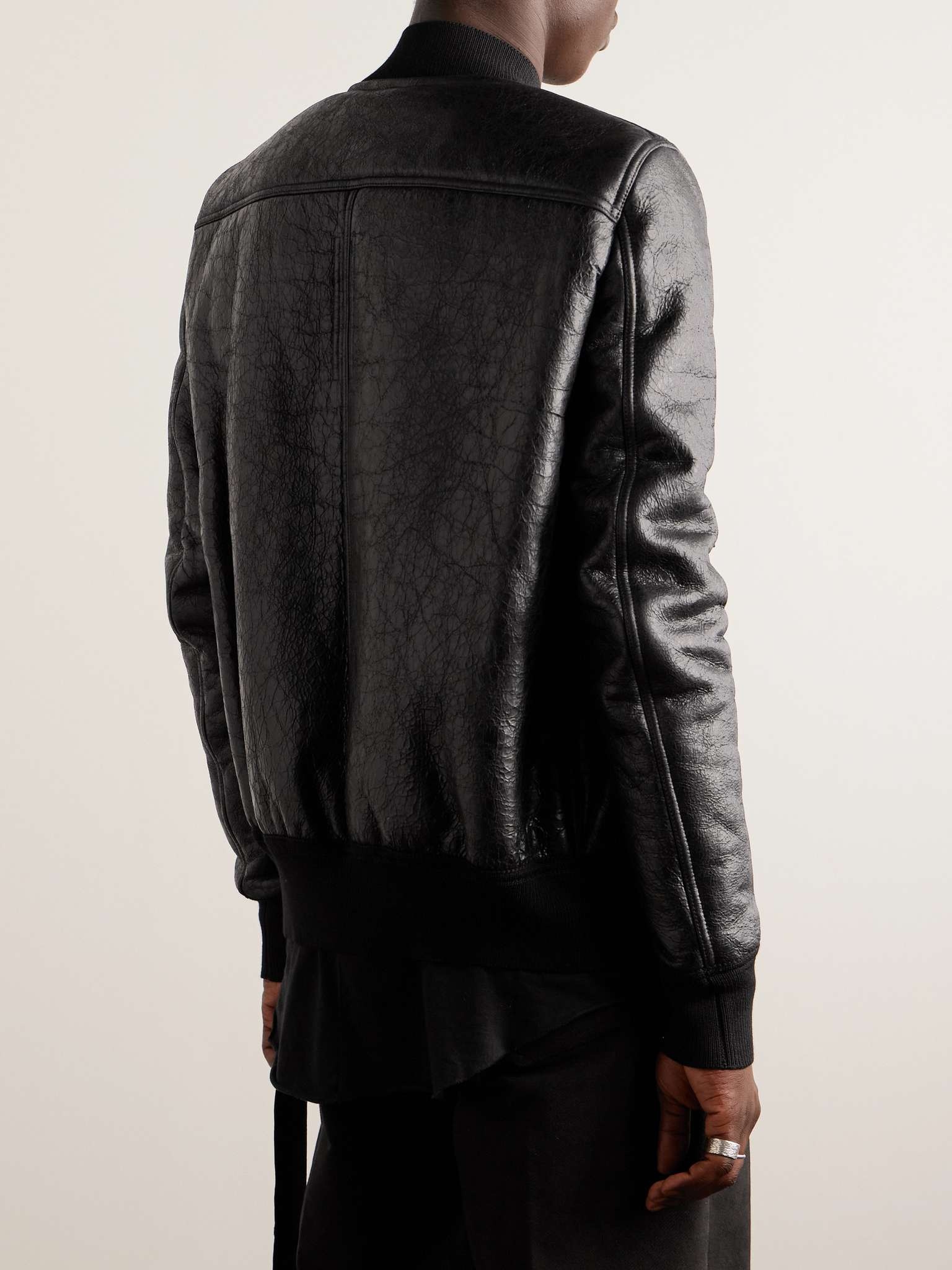 Luxor Shearling Bomber Jacket - 3