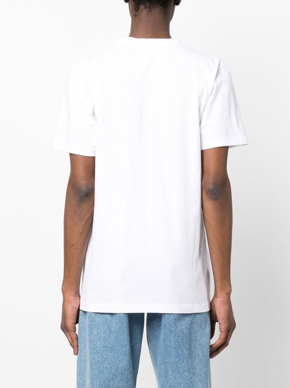 plain round-neck T-shirt - 4