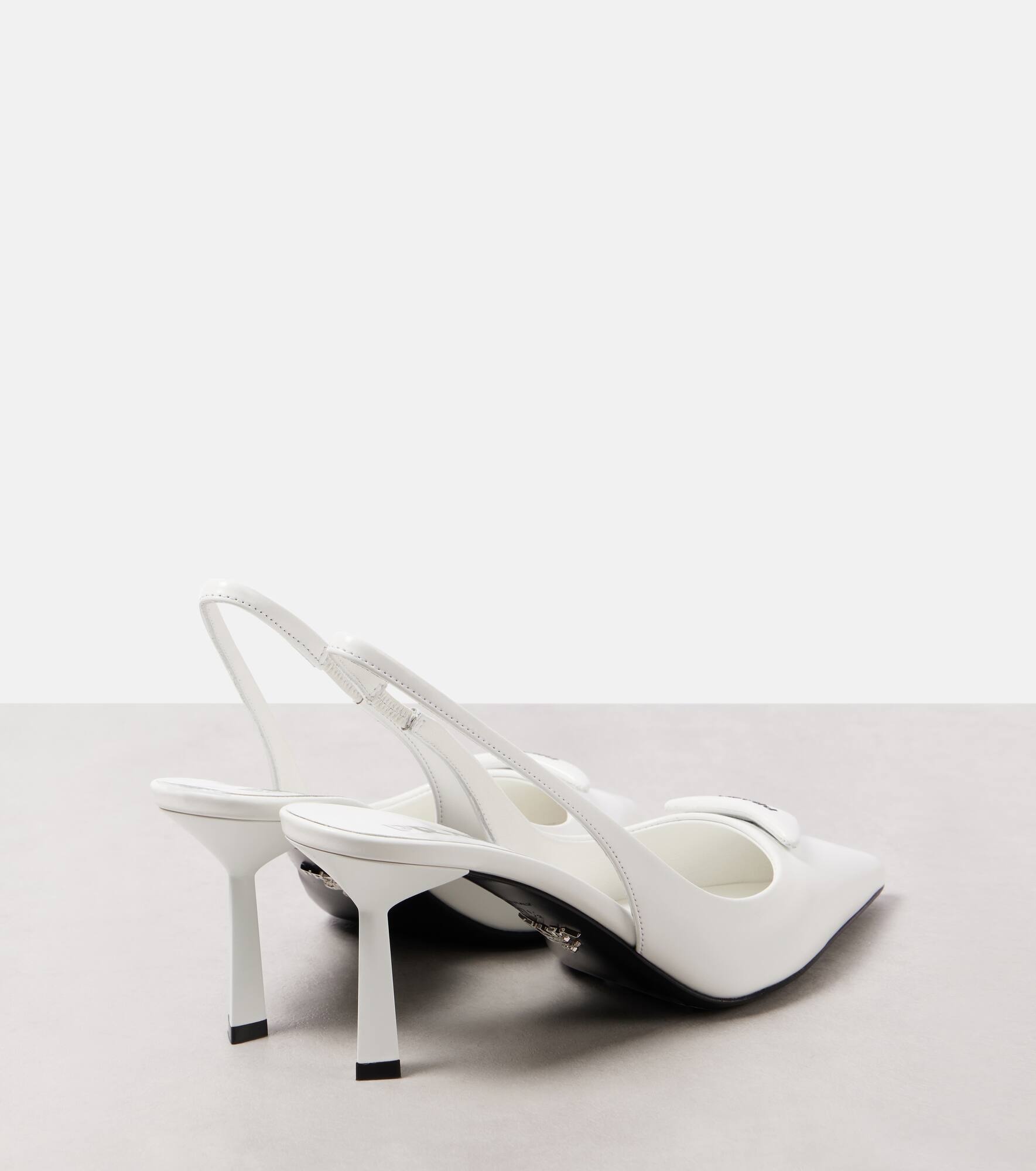 Leather slingback pumps - 2