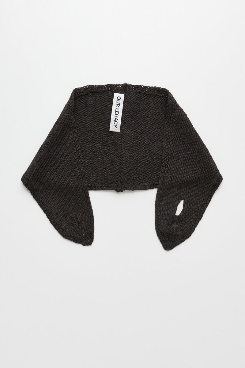 Miniature Scarf Nori Green Cyclone Linen 1