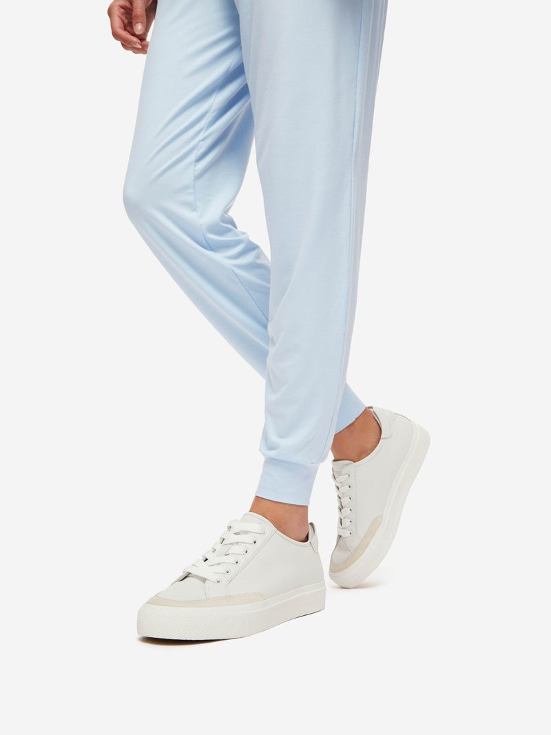 Women's Track Pants Basel Micro Modal Stretch Sky - 7