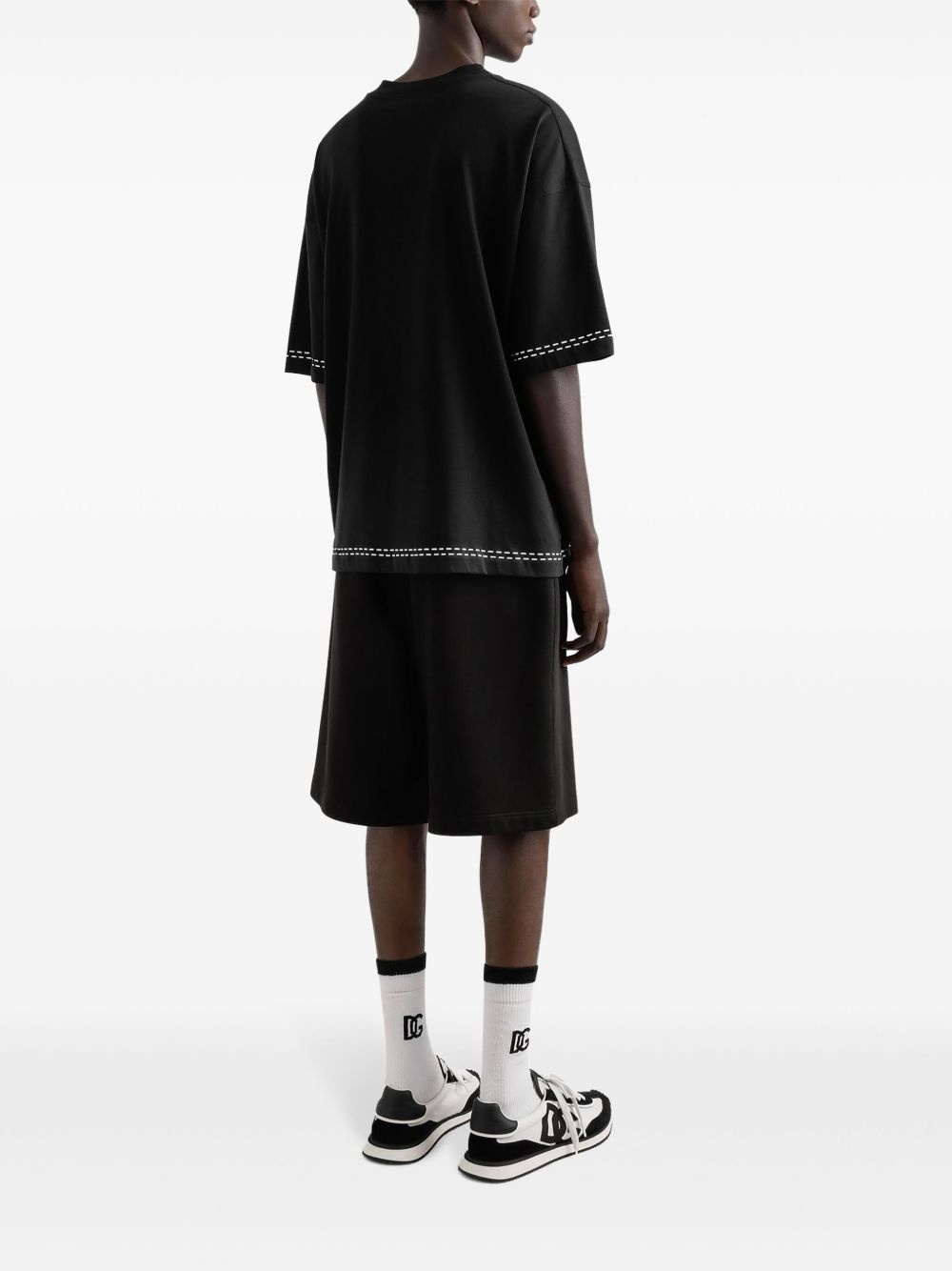 logo-embossed shorts - 3
