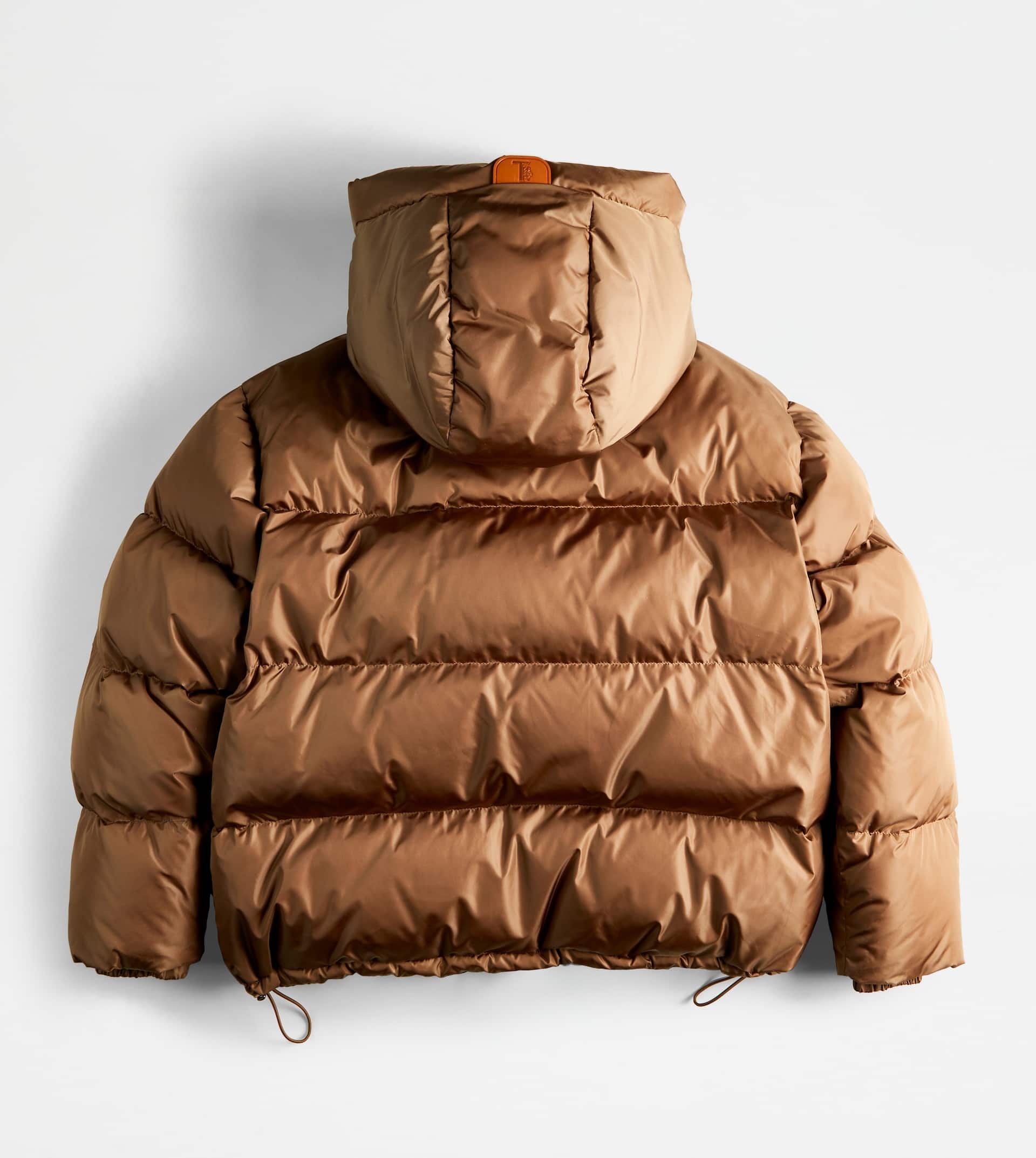 HOODED OVER DOWN JACKET - BROWN - 6