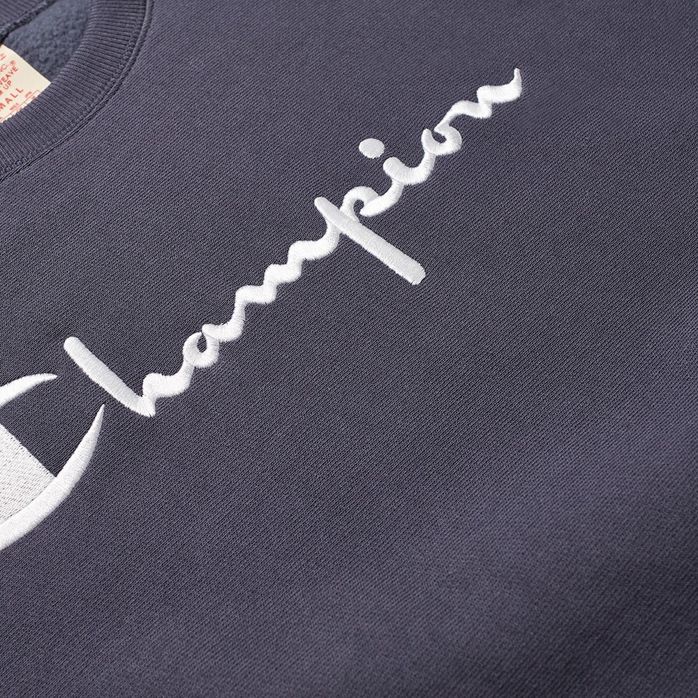 Champion Reverse Weave Script Logo Crew Sweat - 3