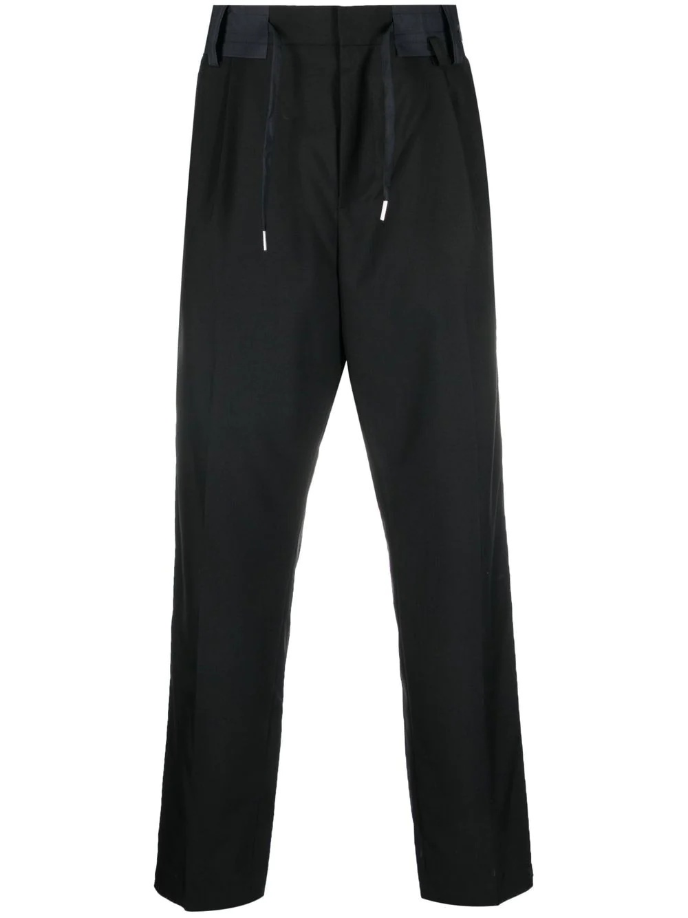 slim drawstring trousers - 1