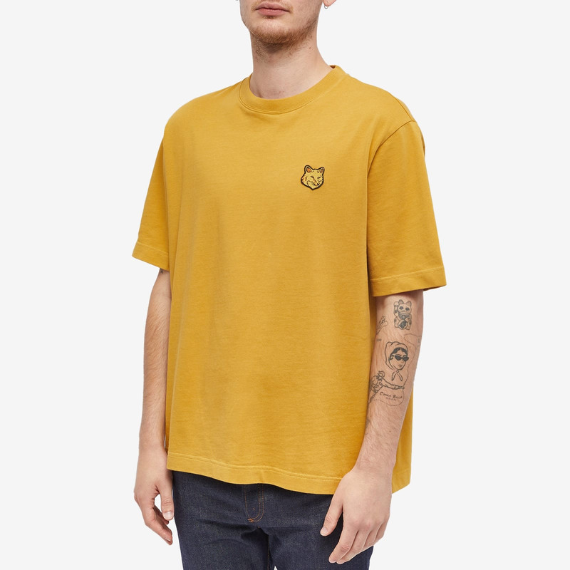 Maison Kitsuné Maison Kitsune Tonal Fox Head Patch Oversize T-Shirt outlook