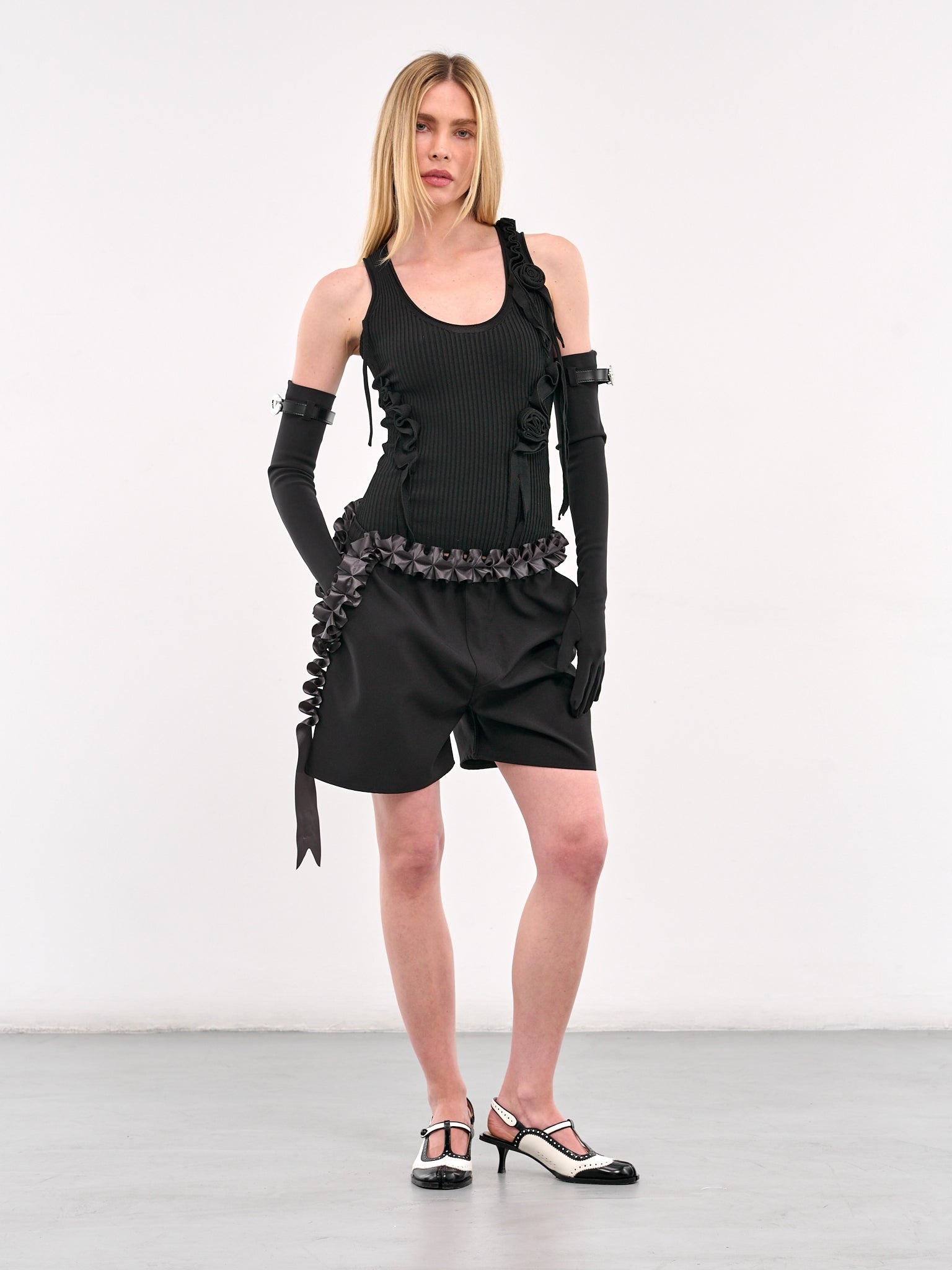 Shirred Waist Shorts - 6