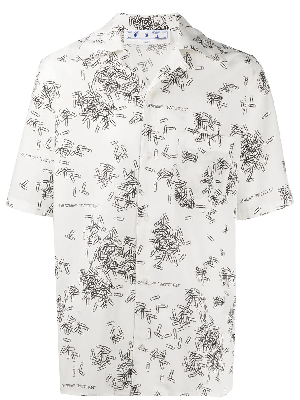 paperclip-print shirt - 1