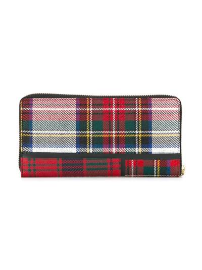 Comme Des Garçons tartan wallet outlook