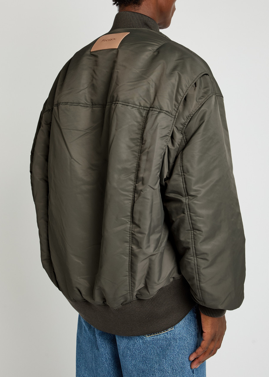 JW Anderson Oversized Curved Hem Bomber Jacket - 3