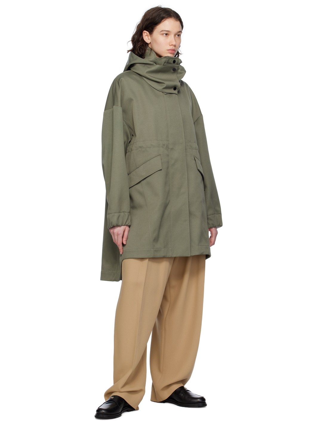 Khaki Olivine Coat - 5