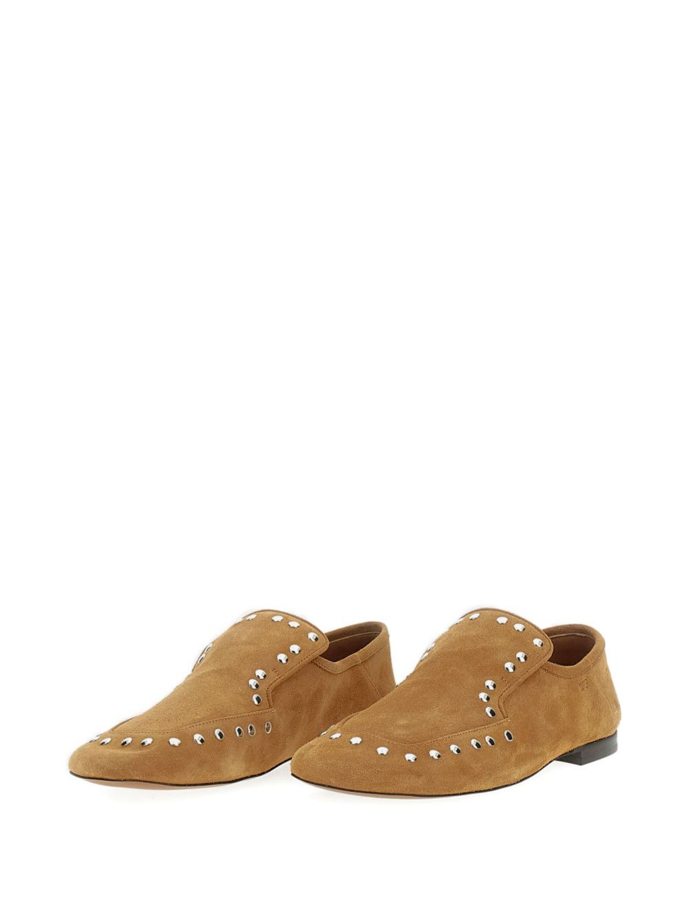 stud-embellished loafers - 2