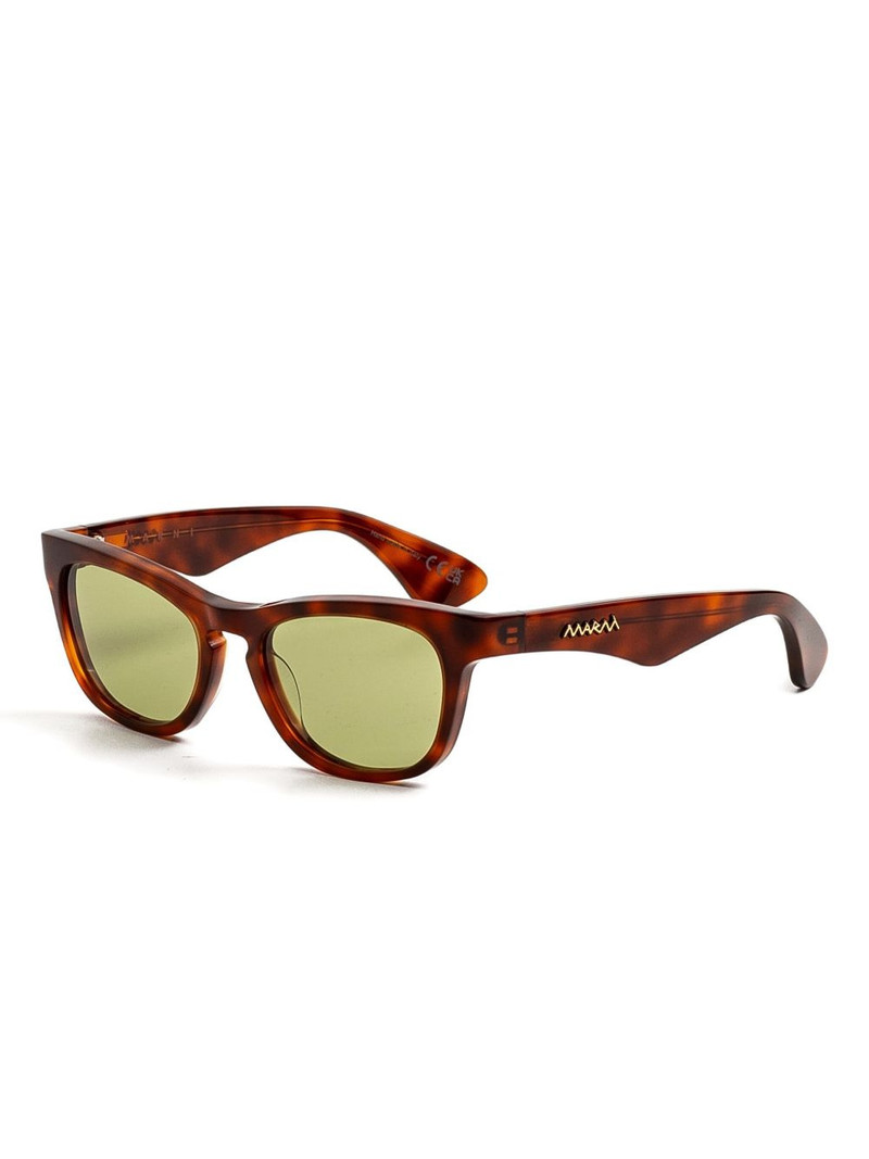 Marni geometric frame sunglasses outlook