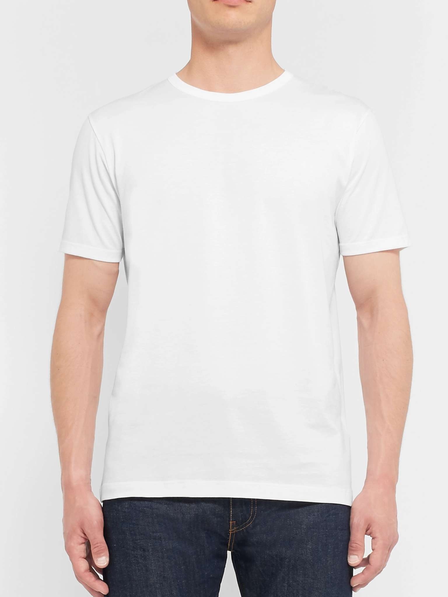Supima Cotton-Jersey T-Shirt - 4