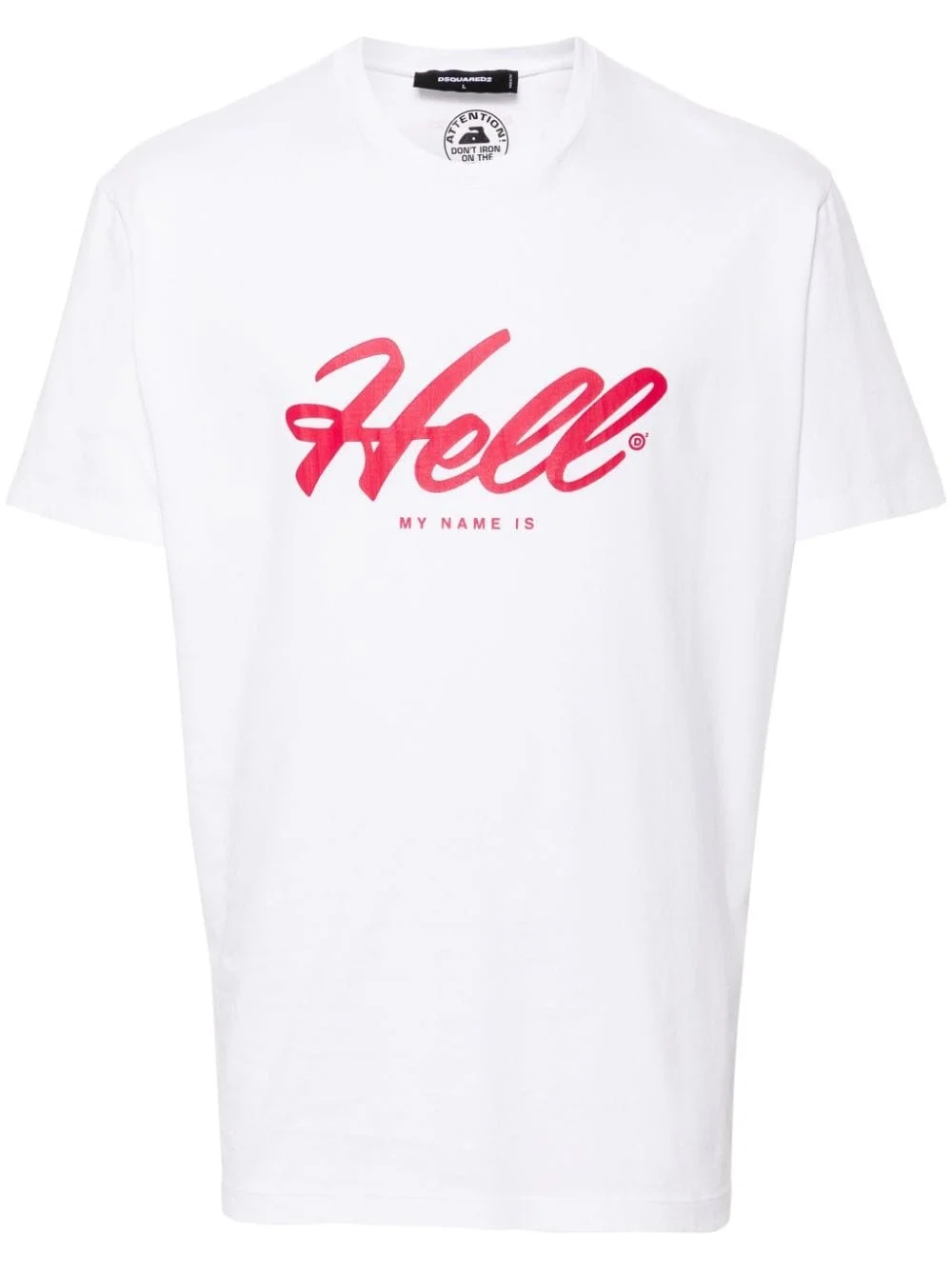 text-print T-shirt - 1