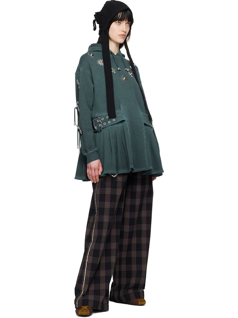 Chopova Lowena Blue Dallas Sweat Minidress outlook