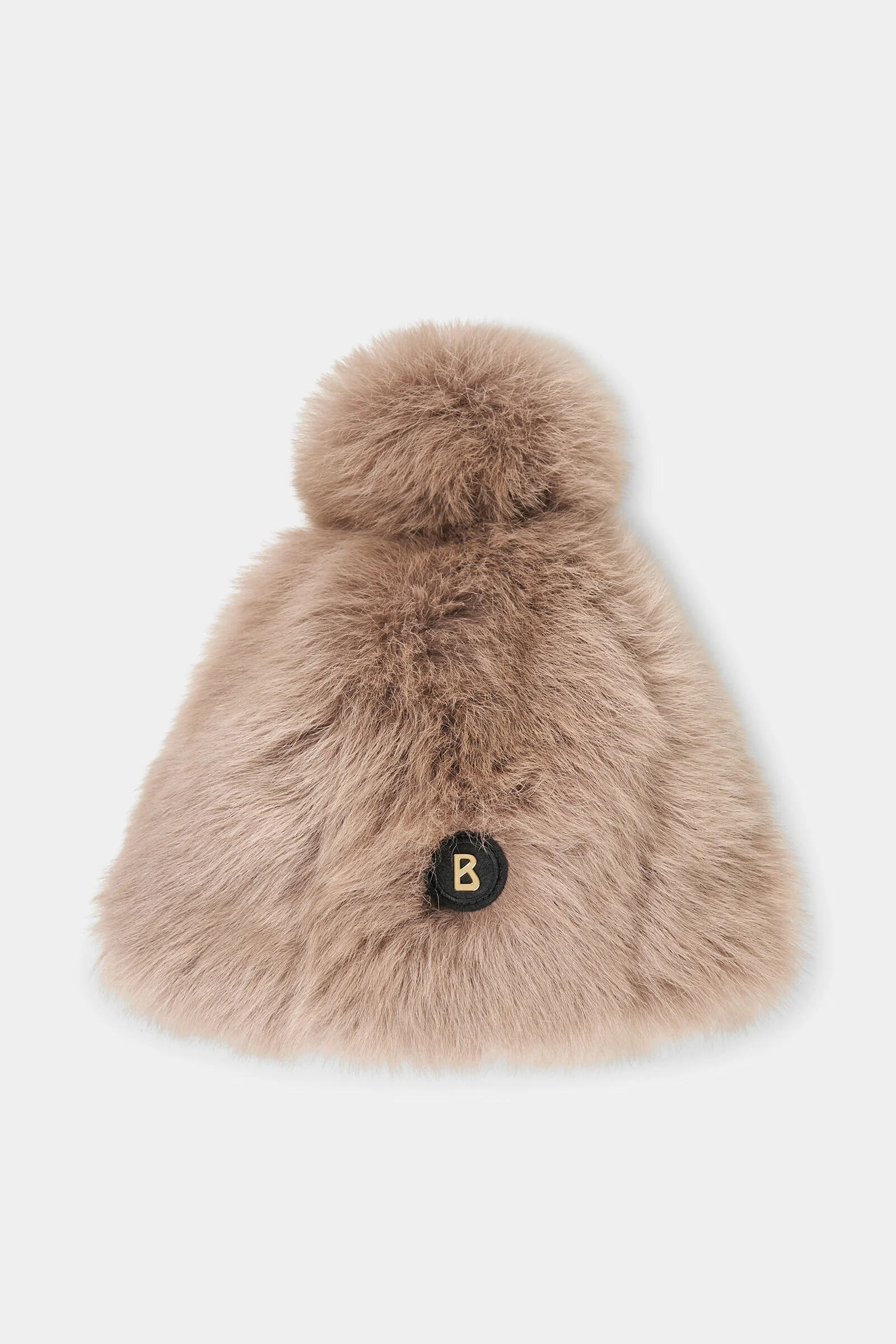 Aria lambskin hat in Hazel - 1