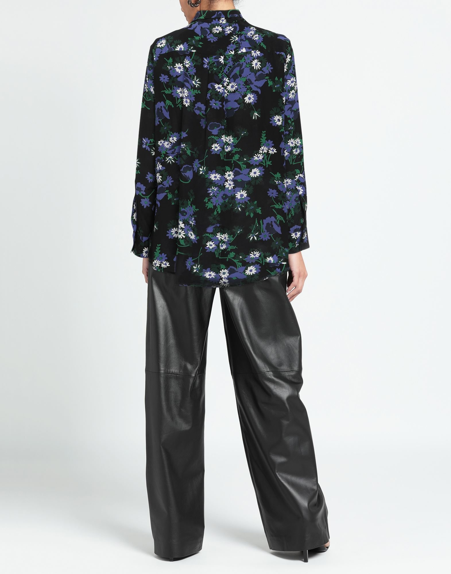 Black Women's Floral Shirts & Blouses - 3