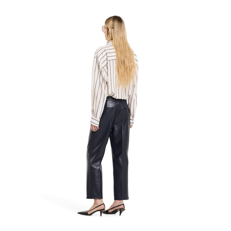 Shiny leather pants with Horsebit 4