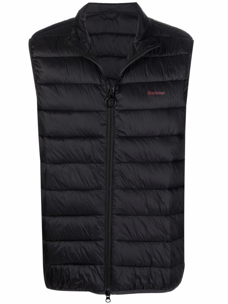 padded logo gilet - 2