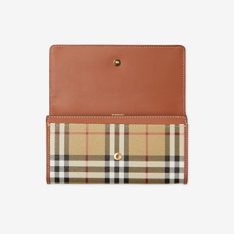 Burberry Check Continental Wallet outlook