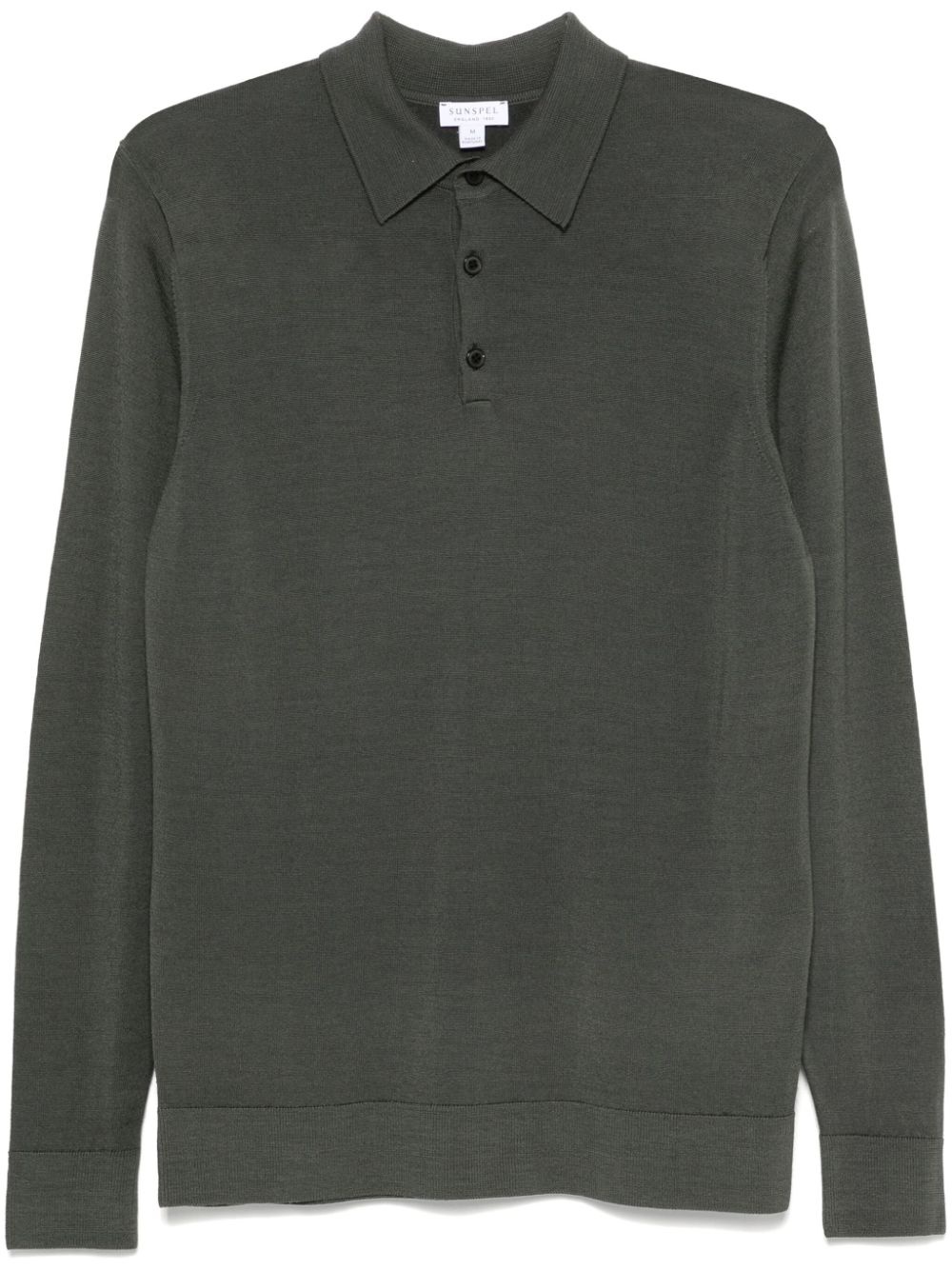 extra‑fine merino polo shirt - 1