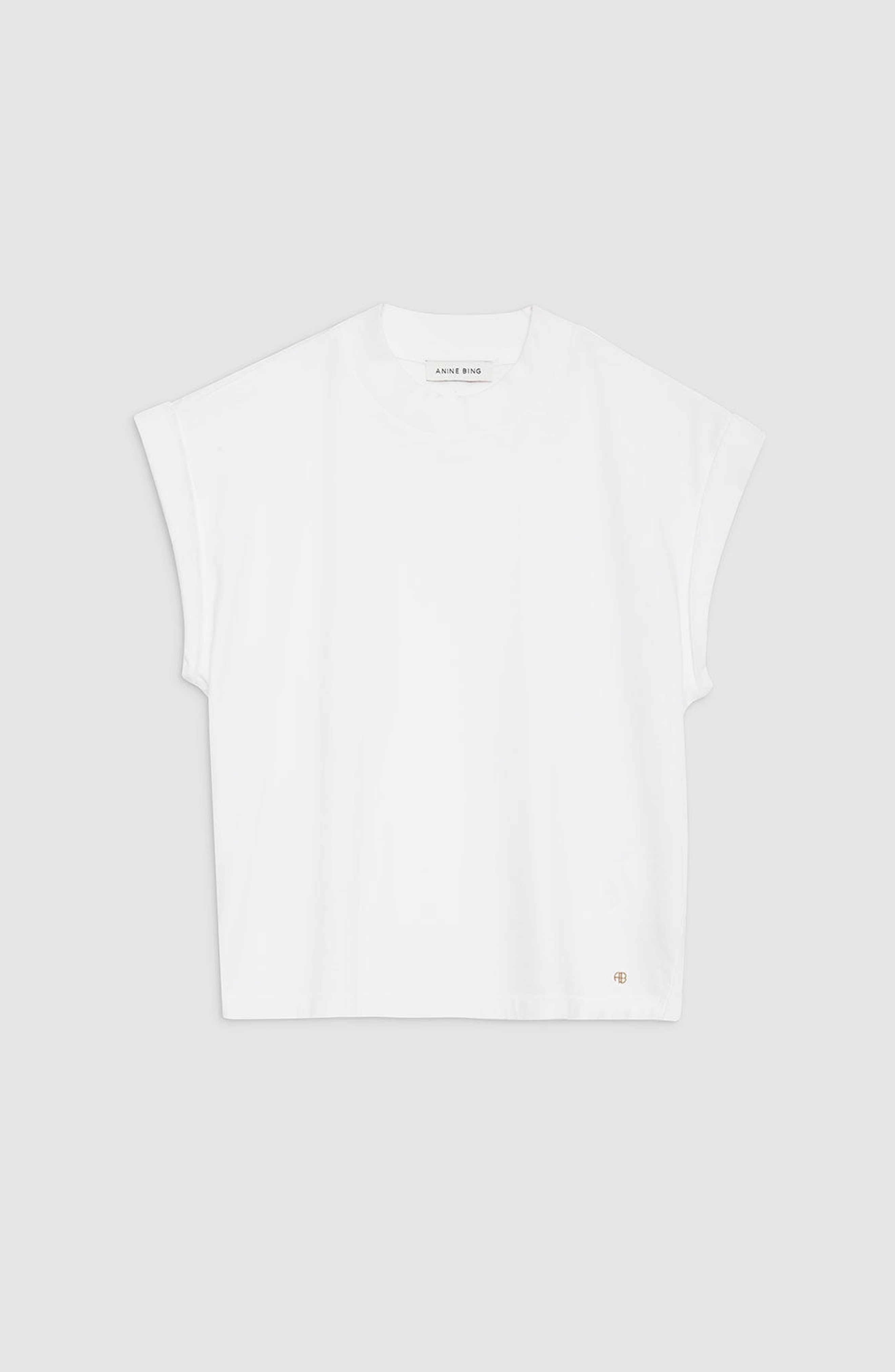 ANINE BING Caspen Tee in White at Nordstrom - 4