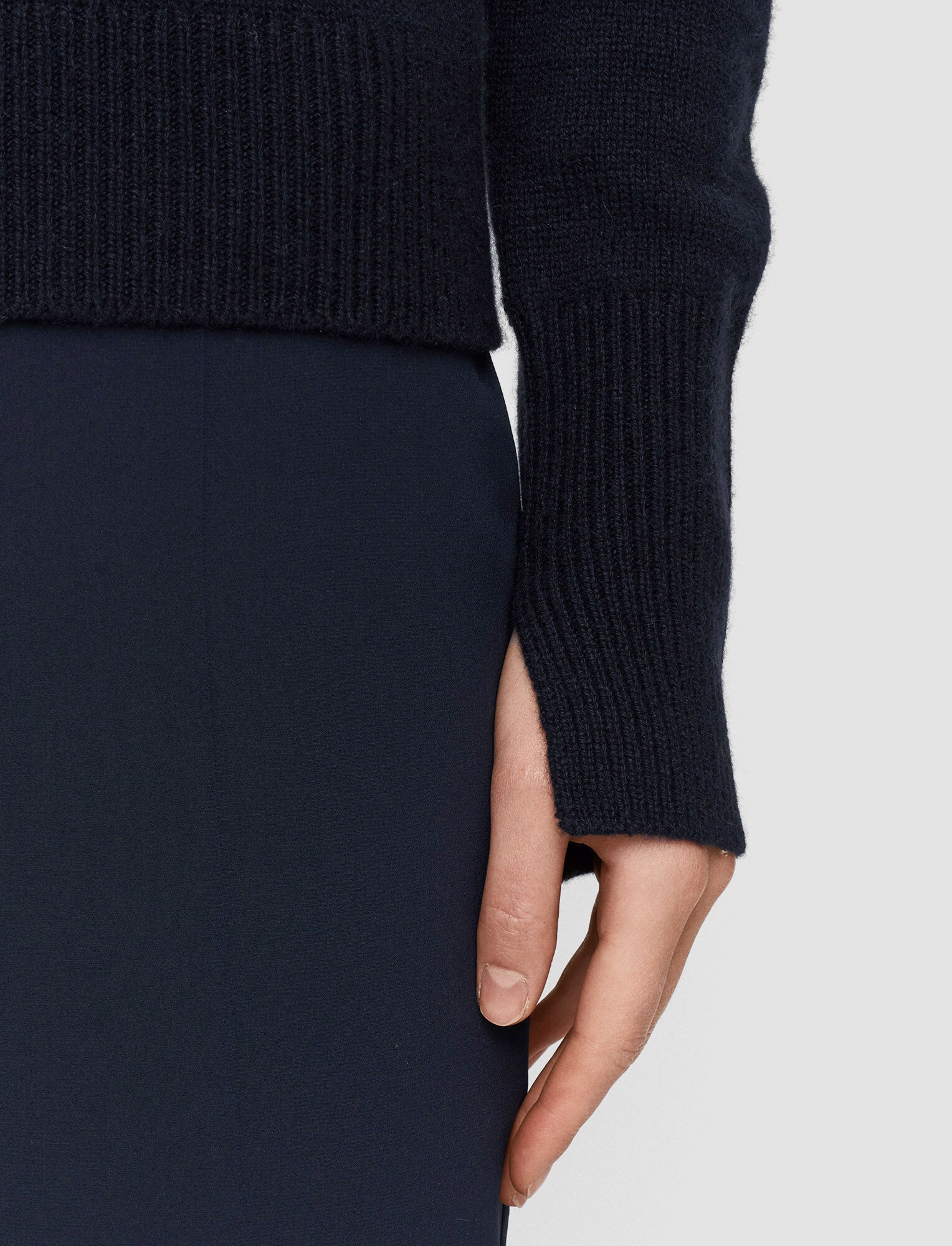 Pure Cashmere High Neck Jumper - 6