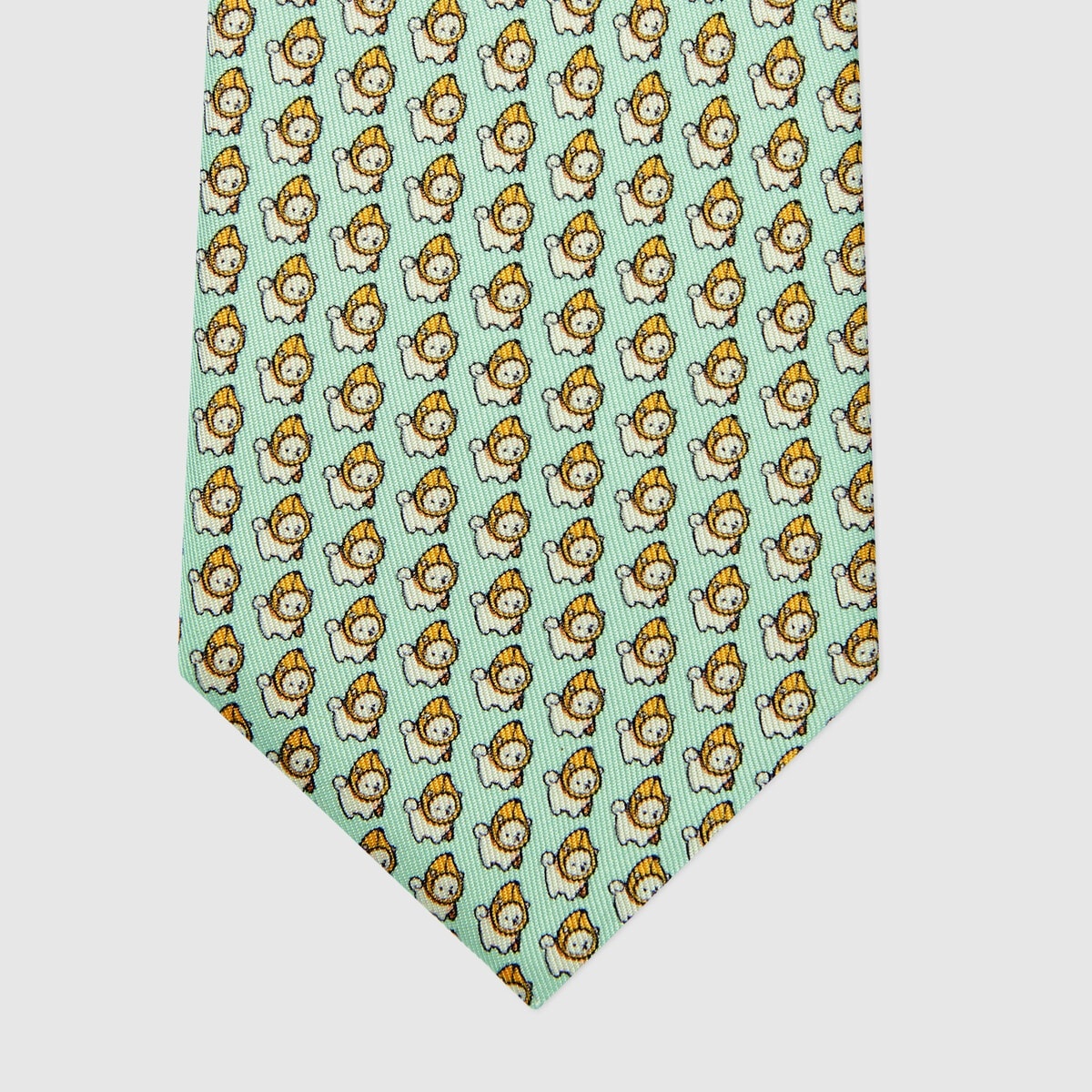 GG animal silk tie - 3