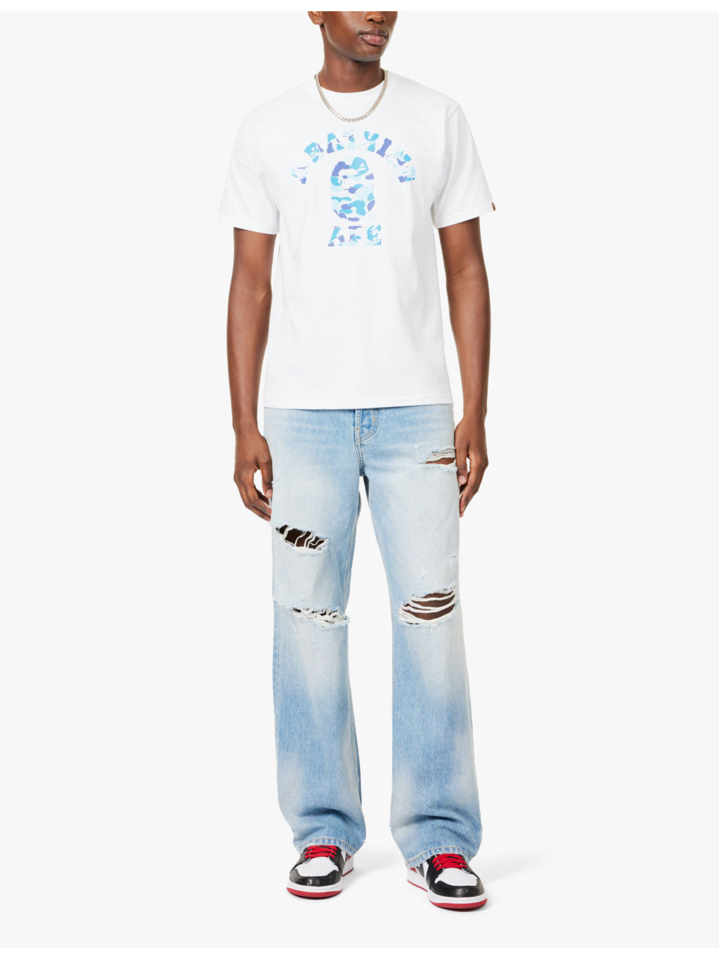ABC College graphic-print cotton-jersey T-shirt - 2