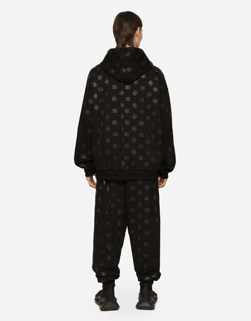 Jersey hoodie with DG print 4